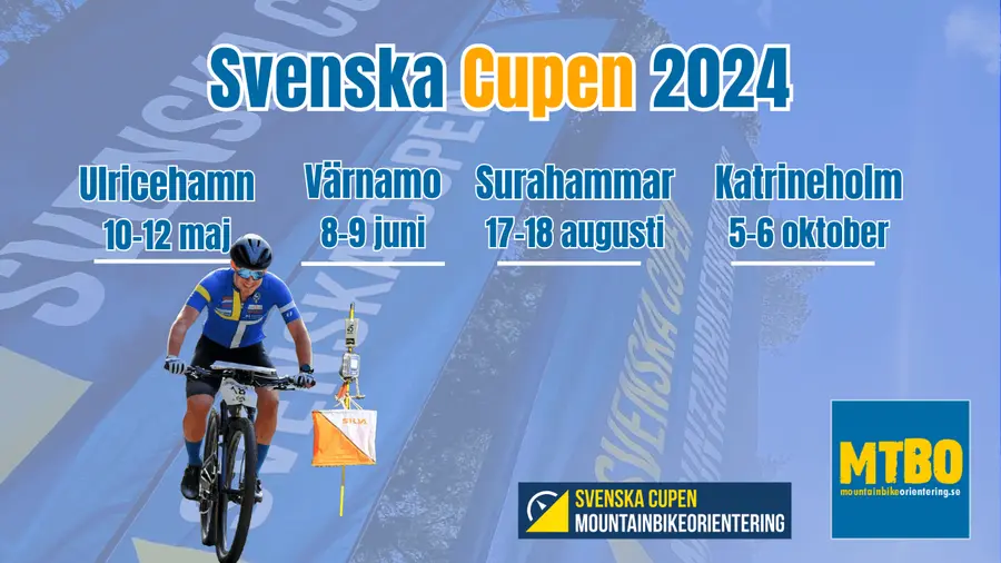Programmet för Svenska Cupen 2024 är klart! Under fyra helger med totalt nio deltävlingar kommer Sveriges bästa mountainbikeorienterare koras.
