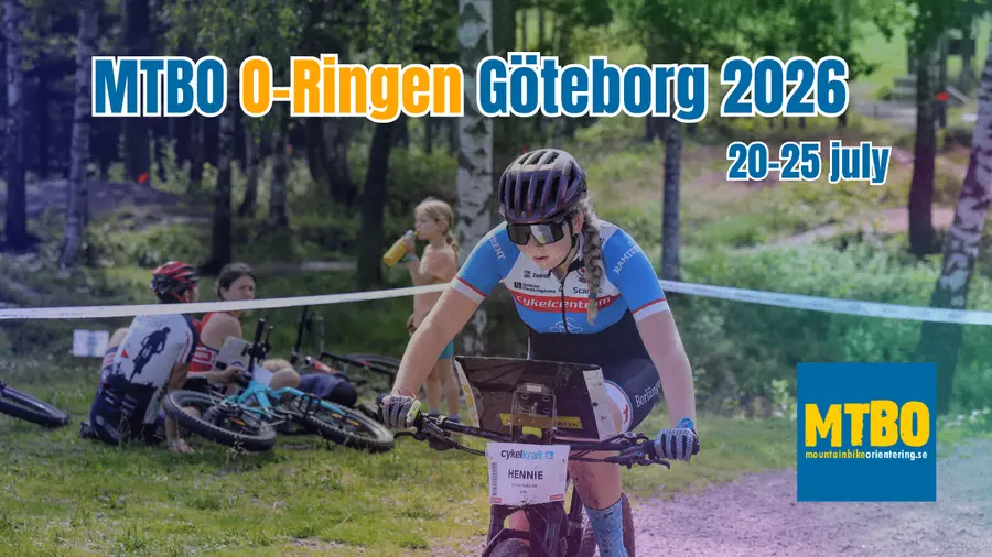 Map reading at full speed is the name of the game at O-Ringen Gothenburg 2026! The world’s largest orienteering festival is taking place from July 20th to 25th, and the MTBO competitions are a highlight, attracting more and more participants each year.