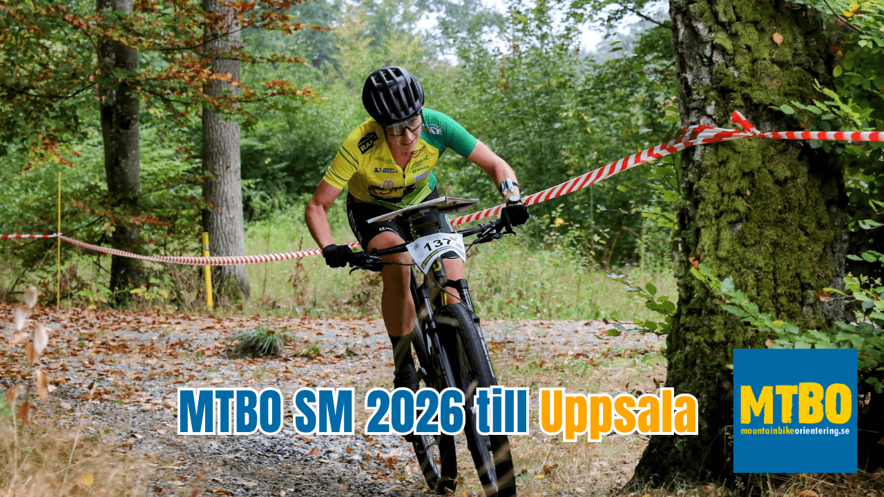 SM i Mountainbikeorientering 2026 till Uppsala